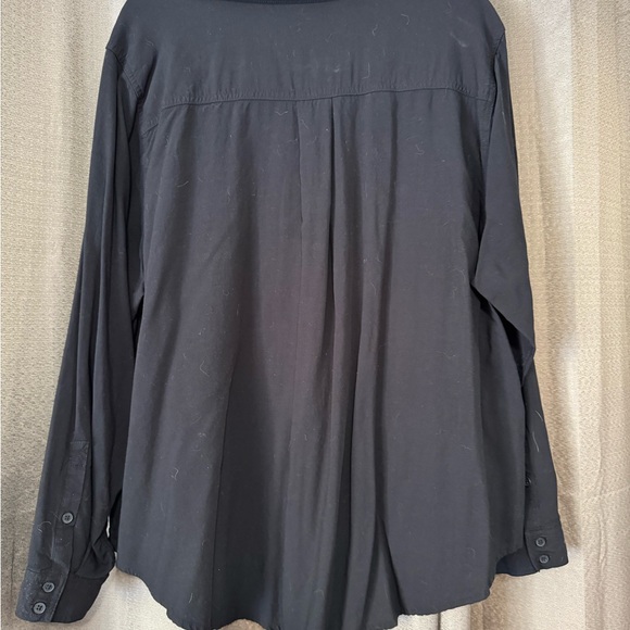 torrid Black Collared Button-Up Top - Picture 3 of 3